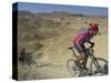 Competitiors in Mount Sodom International Mountain Bike Race, Dead Sea Area, Israel, Middle East-Eitan Simanor-Stretched Canvas