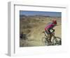 Competitiors in Mount Sodom International Mountain Bike Race, Dead Sea Area, Israel, Middle East-Eitan Simanor-Framed Photographic Print