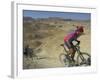 Competitiors in Mount Sodom International Mountain Bike Race, Dead Sea Area, Israel, Middle East-Eitan Simanor-Framed Photographic Print