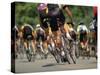 Competitive Cycling-null-Stretched Canvas