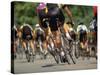Competitive Cycling-null-Stretched Canvas