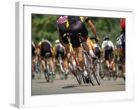 Competitive Cycling-null-Framed Photographic Print