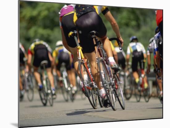 Competitive Cycling-null-Mounted Photographic Print