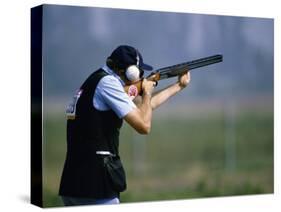 Competitive Shooting-null-Stretched Canvas