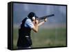 Competitive Shooting-null-Framed Stretched Canvas