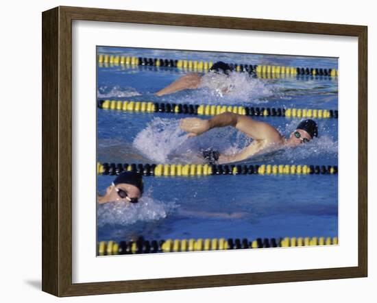 Competitive Swimming-null-Framed Photographic Print