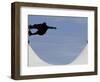 Competitor Performs During a Vertical International Skateboard Competition in Rio De Janeiro-null-Framed Photographic Print