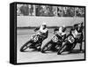 Competitors in a Dirt Track Race, America-null-Framed Stretched Canvas