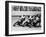 Competitors in a Dirt Track Race, America-null-Framed Photographic Print