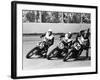 Competitors in a Dirt Track Race, America-null-Framed Photographic Print