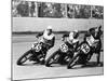 Competitors in a Dirt Track Race, America-null-Mounted Photographic Print