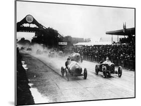 Competitors in the French Grand Prix, Strasbourg, 1922-null-Mounted Photographic Print