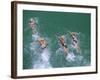 Competitors in the Henley and Grange Swimming Race-Robert Francis-Framed Photographic Print