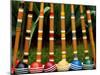 Complete Set of Croquet Mallets and Balls on Grass-Robert Hale-Mounted Photographic Print