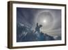 Complete Sun Halo and Glacial Iceberg Detail at Cuverville Island, Antarctica, Polar Regions-Michael Nolan-Framed Photographic Print