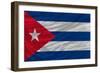 Complete Waved National Flag Of Cuba For Background-vepar5-Framed Premium Giclee Print