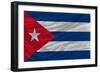 Complete Waved National Flag Of Cuba For Background-vepar5-Framed Premium Giclee Print