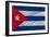 Complete Waved National Flag Of Cuba For Background-vepar5-Framed Premium Giclee Print