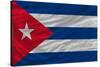 Complete Waved National Flag Of Cuba For Background-vepar5-Stretched Canvas