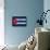 Complete Waved National Flag Of Cuba For Background-vepar5-Framed Stretched Canvas displayed on a wall