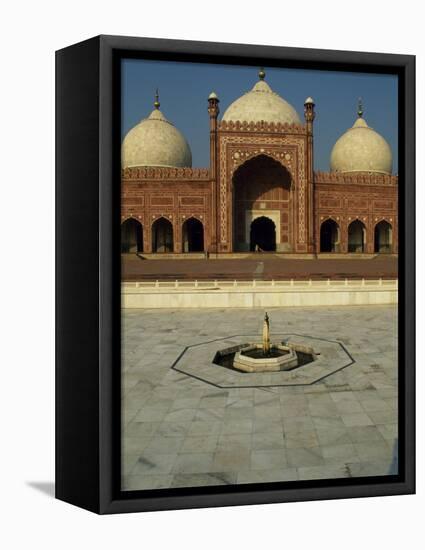 Completed by Mughal Emperor Aurangzeb, Badshahi Mosque Can Accommodate 60, 000 Worshippers-Amar Grover-Framed Stretched Canvas