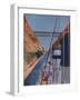 'Completed in 1893, the Corinth Canal', 1937-Unknown-Framed Giclee Print