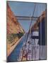 'Completed in 1893, the Corinth Canal', 1937-Unknown-Mounted Giclee Print