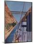 'Completed in 1893, the Corinth Canal', 1937-Unknown-Mounted Giclee Print