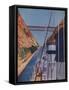 'Completed in 1893, the Corinth Canal', 1937-Unknown-Framed Stretched Canvas