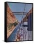 'Completed in 1893, the Corinth Canal', 1937-Unknown-Framed Stretched Canvas