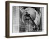 Completed Iron Framework of Zeppelin Being Covered with Cotton Cloth at Fabrication Plant-null-Framed Photographic Print