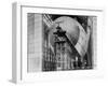Completed Iron Framework of Zeppelin Being Covered with Cotton Cloth at Fabrication Plant-null-Framed Photographic Print