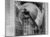 Completed Iron Framework of Zeppelin Being Covered with Cotton Cloth at Fabrication Plant-null-Mounted Photographic Print