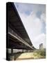 Completed M1 Tinsley Viaduct, 1968-Michael Walters-Stretched Canvas