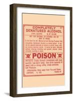 Completely Denatured Alcohol-null-Framed Art Print