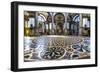 Complicated tile floor Santa Maria della Salute Church, Venice, Italy. Competed in 1681-William Perry-Framed Photographic Print