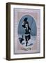 Compliments of the Season, Victorian Christmas Card-null-Framed Giclee Print