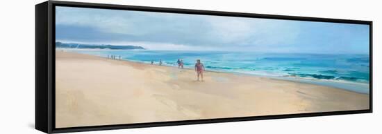 Comporta Beach-Carmen Merino-Framed Stretched Canvas