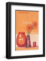 Composed in Orange-Anna Flores-Framed Art Print