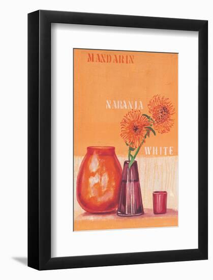 Composed in Orange-Anna Flores-Framed Art Print