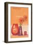 Composed in Orange-Anna Flores-Framed Art Print