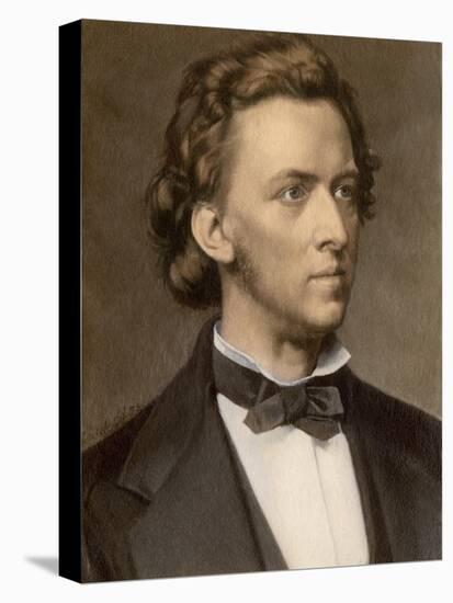 Composer and Pianist Frederic Chopin-null-Stretched Canvas