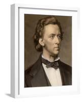 Composer and Pianist Frederic Chopin-null-Framed Giclee Print