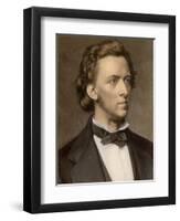 Composer and Pianist Frederic Chopin-null-Framed Giclee Print