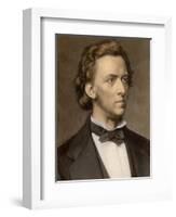 Composer and Pianist Frederic Chopin-null-Framed Giclee Print