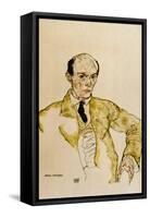 Composer Arnold Schoenberg, 1917-Egon Schiele-Framed Stretched Canvas