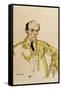 Composer Arnold Schoenberg, 1917-Egon Schiele-Framed Stretched Canvas