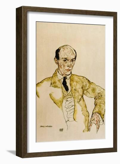 Composer Arnold Schoenberg, 1917-Egon Schiele-Framed Giclee Print