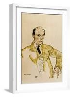 Composer Arnold Schoenberg, 1917-Egon Schiele-Framed Giclee Print