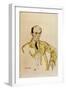 Composer Arnold Schoenberg, Komponisty Arnolf Schoenberg Gouache-Egon Schiele-Framed Giclee Print